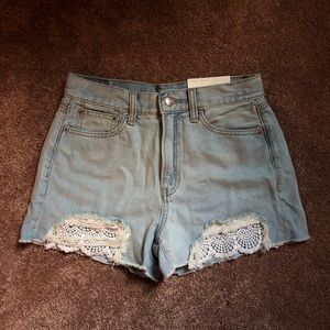 American Eagle High Rise Mom Shorts
